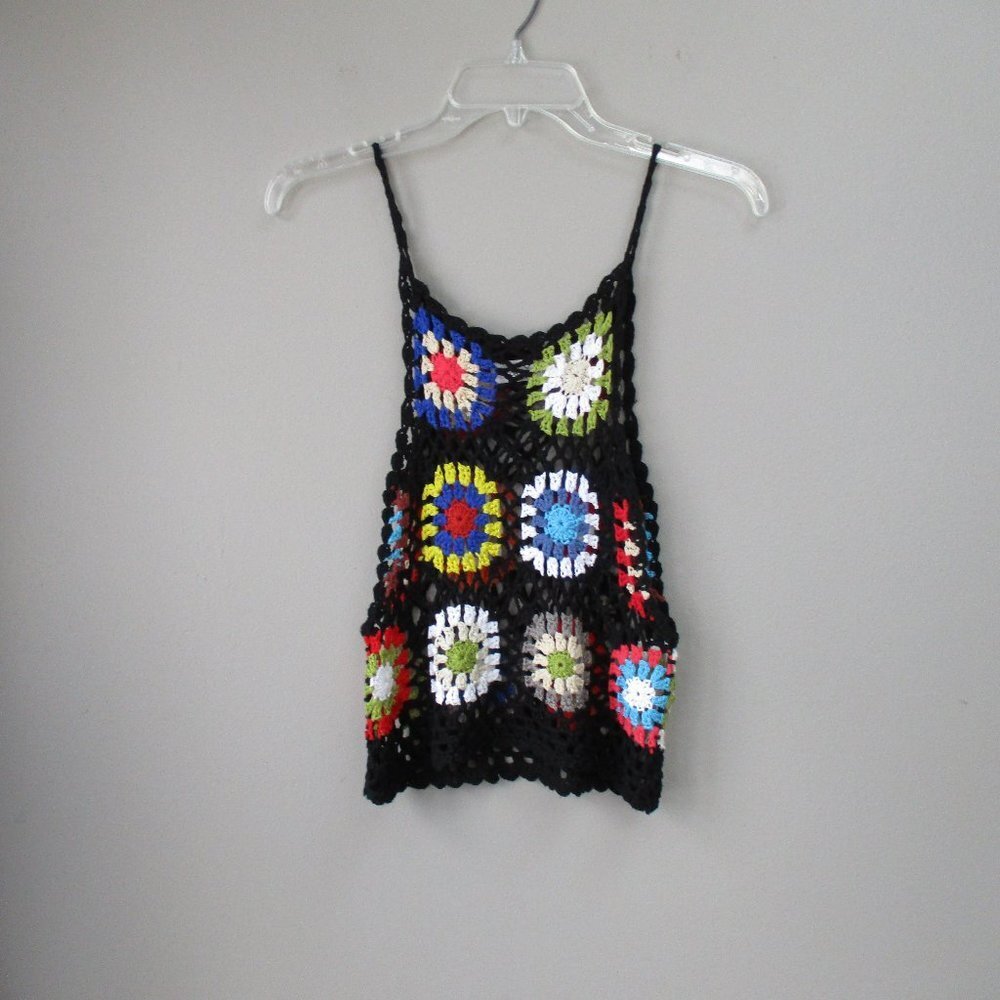Oh My Love of London Knit Top Sleeveless Small